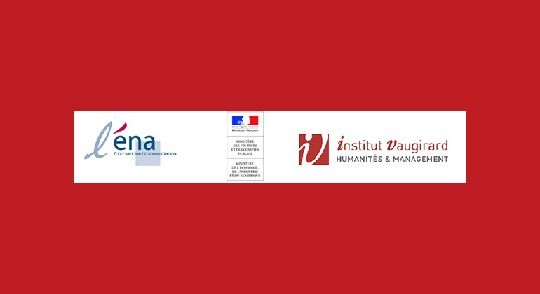 Logos L'ENA - Ministère des finances et des comptes publics - Institut Vaugirard